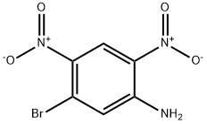 Benzenamine, 5-bromo-2,4-dinitro- Structure