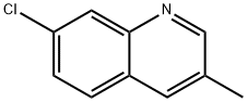 Quinoline, 7-chloro-3-methyl- Structure