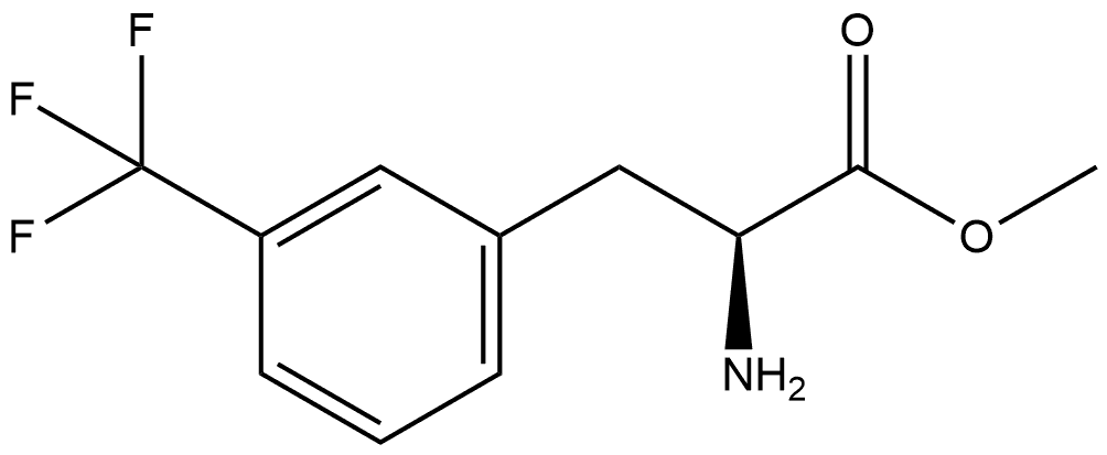 methyl (S)-2-amino-3-(3-(trifluoromethyl)phenyl)propanoate Structure