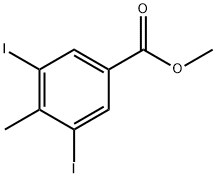 Benzoic acid, 3,5-diiodo-4-methyl-, methyl ester Structure