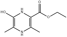 2-Pyrazinecarboxylic acid, 1,4-dihydro-6-hydroxy-3,5-dimethyl-, ethyl ester 구조식 이미지