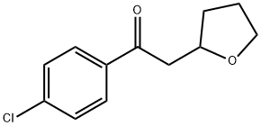 1-(4-chlorophenyl)-2-(tetrahydrofuran-2-yl)ethanone 구조식 이미지