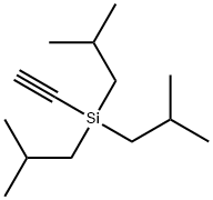 Silane, ethynyltris(2-methylpropyl)- Structure