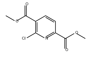 2,5-Pyridinedicarboxylic acid, 6-chloro-, 2,5-dimethyl ester 구조식 이미지