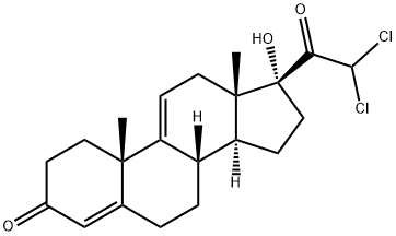 Pregna-4,9(11)-diene-3,20-dione, 21,21-dichloro-17-hydroxy- (9CI) Structure