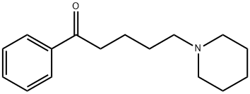 1-Pentanone, 1-phenyl-5-(1-piperidinyl)- Structure