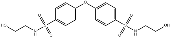 Benzenesulfonamide, 4,4'-oxybis[N-(2-hydroxyethyl)- Structure