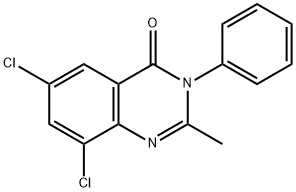 6,8-Dichloro-2-methyl-3-phenylquinazolin-4(3H)-one Structure
