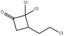 Cyclobutanone, 2,2-dichloro-3-(2-chloroethyl)- Structure