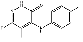 5,6-difluoro-4-[(4-fluorophenyl)amino]-3(2H)-Pyridazinone Structure