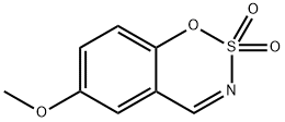 1,2,3-Benzoxathiazine, 6-methoxy-, 2,2-dioxide Structure