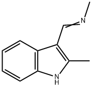 Methanamine, N-[(2-methyl-1H-indol-3-yl)methylene]- 구조식 이미지