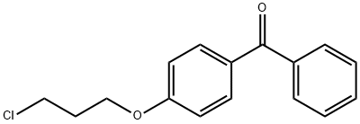 Methanone, [4-(3-chloropropoxy)phenyl]phenyl- 구조식 이미지