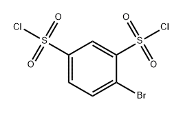 1,3-Benzenedisulfonyl dichloride, 4-bromo- Structure