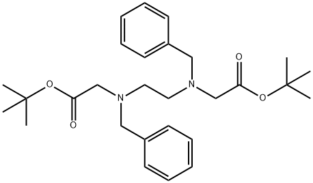 Glycine, N,N'-1,2-ethanediylbis[N-(phenylmethyl)-, 1,1'-bis(1,1-dimethylethyl) ester Structure