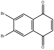 1,4-Naphthalenedione, 6,7-dibromo- Structure