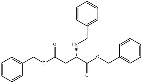 L-Aspartic acid, N-(phenylmethyl)-, 1,4-bis(phenylmethyl) ester Structure