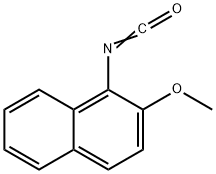 Naphthalene, 1-isocyanato-2-methoxy- Structure