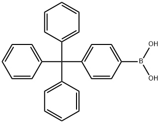 Boronic acid, B-[4-(triphenylmethyl)phenyl]- 구조식 이미지