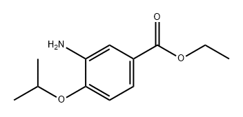 Benzoic acid, 3-amino-4-(1-methylethoxy)-, ethyl ester Structure