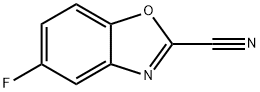 2-Benzoxazolecarbonitrile, 5-fluoro- Structure