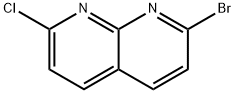 1,8-Naphthyridine, 2-bromo-7-chloro- Structure