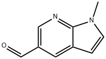 1H-Pyrrolo[2,3-b]pyridine-5-carboxaldehyde, 1-methyl- Structure