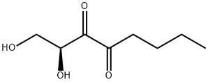 (2S)-1,2-Dihydroxy-3,4-octanedione Structure