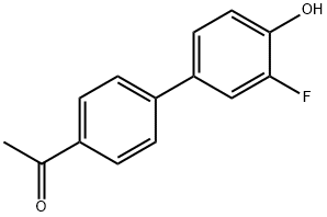 4-(4-Acetylphenyl)-2-fluorophenol Structure