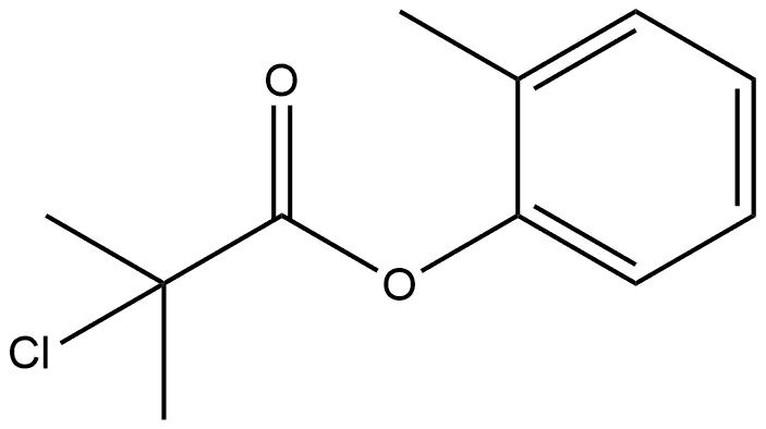 2-Methylphenyl 2-chloro-2-methylpropanoate Structure