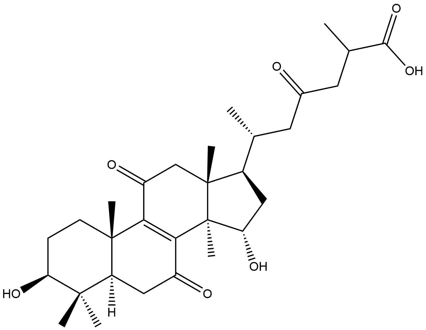 Ganoderic acid K Structure