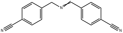 Benzonitrile, 4-[[[(4-cyanophenyl)methylene]amino]methyl]- 구조식 이미지