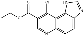 ethyl 9-chloro-3H-imidazo[4,5-f]quinoline-8-carboxylate Structure