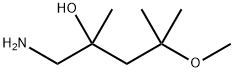 2-Pentanol, 2-(aminomethyl)-4-methoxy-4-methyl- Structure