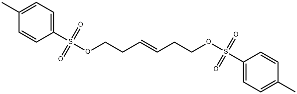 3-Hexene-1,6-diol, 1,6-bis(4-methylbenzenesulfonate), (3E)- Structure