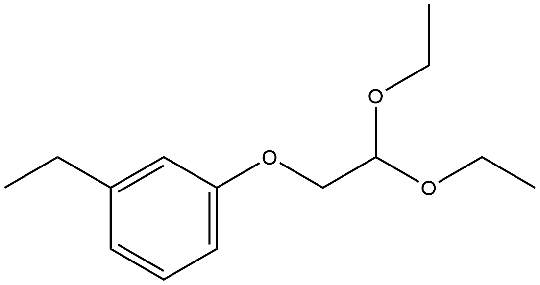 1-(2,2-Diethoxyethoxy)-3-ethylbenzene Structure