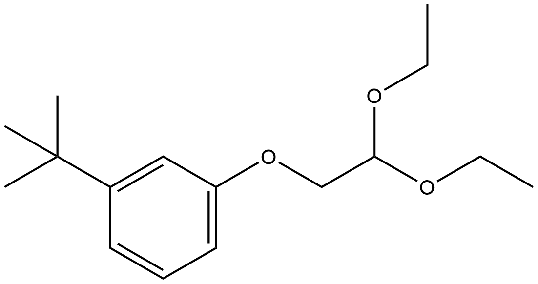 1-(2,2-Diethoxyethoxy)-3-(1,1-dimethylethyl)benzene Structure