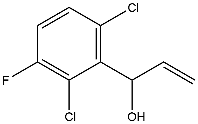 2,6-Dichloro-α-ethenyl-3-fluorobenzenemethanol Structure