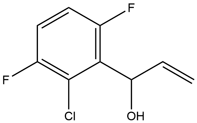 2-Chloro-α-ethenyl-3,6-difluorobenzenemethanol Structure