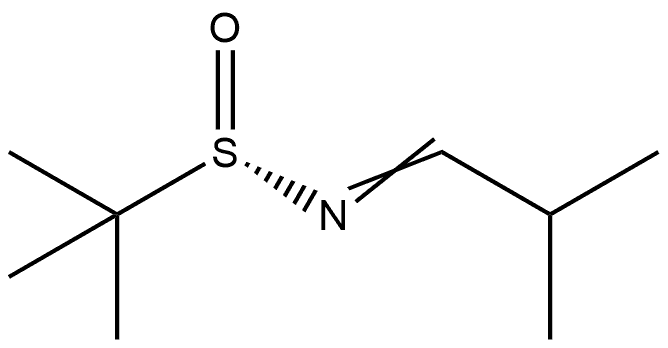 2-Propanesulfinamide, 2-methyl-N-(2-methylpropylidene)-, [S(S)]- Structure