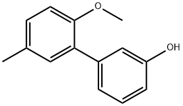 3-(2-Methoxy-5-methylphenyl)phenol Structure