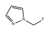 1H-Pyrazole, 1-(fluoromethyl)- Structure