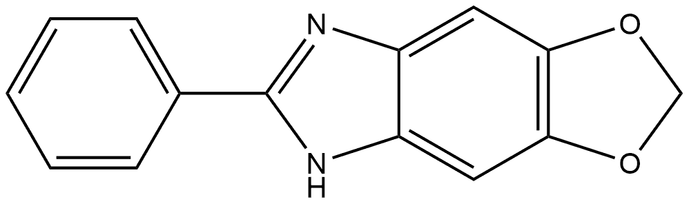 6-Phenyl-5H-1,3-dioxolo[4,5-f]benzimidazole Structure