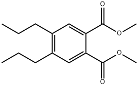 1,2-Benzenedicarboxylic acid, 4,5-dipropyl-, 1,2-dimethyl ester Structure