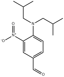 Benzaldehyde, 4-[bis(2-methylpropyl)amino]-3-nitro- Structure