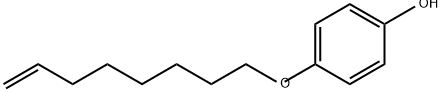 Phenol, 4-(7-octen-1-yloxy)- Structure