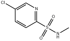 2-Pyridinesulfonamide, 5-chloro-N-methyl- Structure