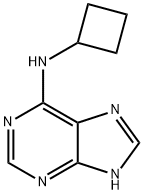 N-Cyclobutyl-1H-purin-6-amine 구조식 이미지