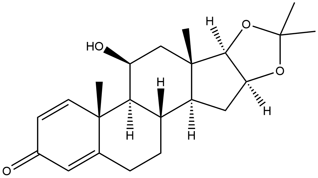 Desglycolaldehyde Desonide Structure