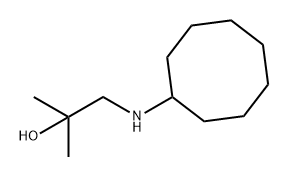 2-Propanol, 1-(cyclooctylamino)-2-methyl- Structure